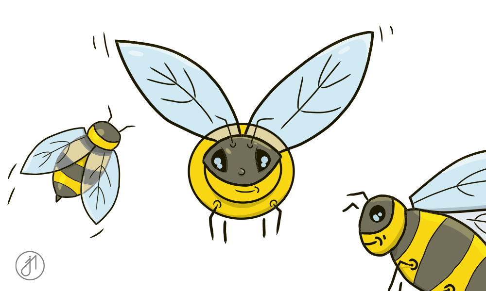 Zeichnungen Biene